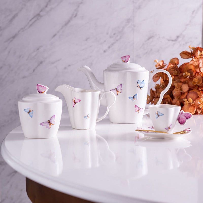 Conjunto porcelana borboletas Wolff