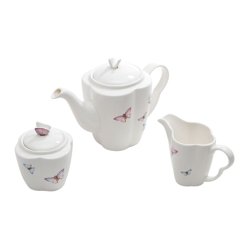 Conjunto porcelana borboletas Wolff